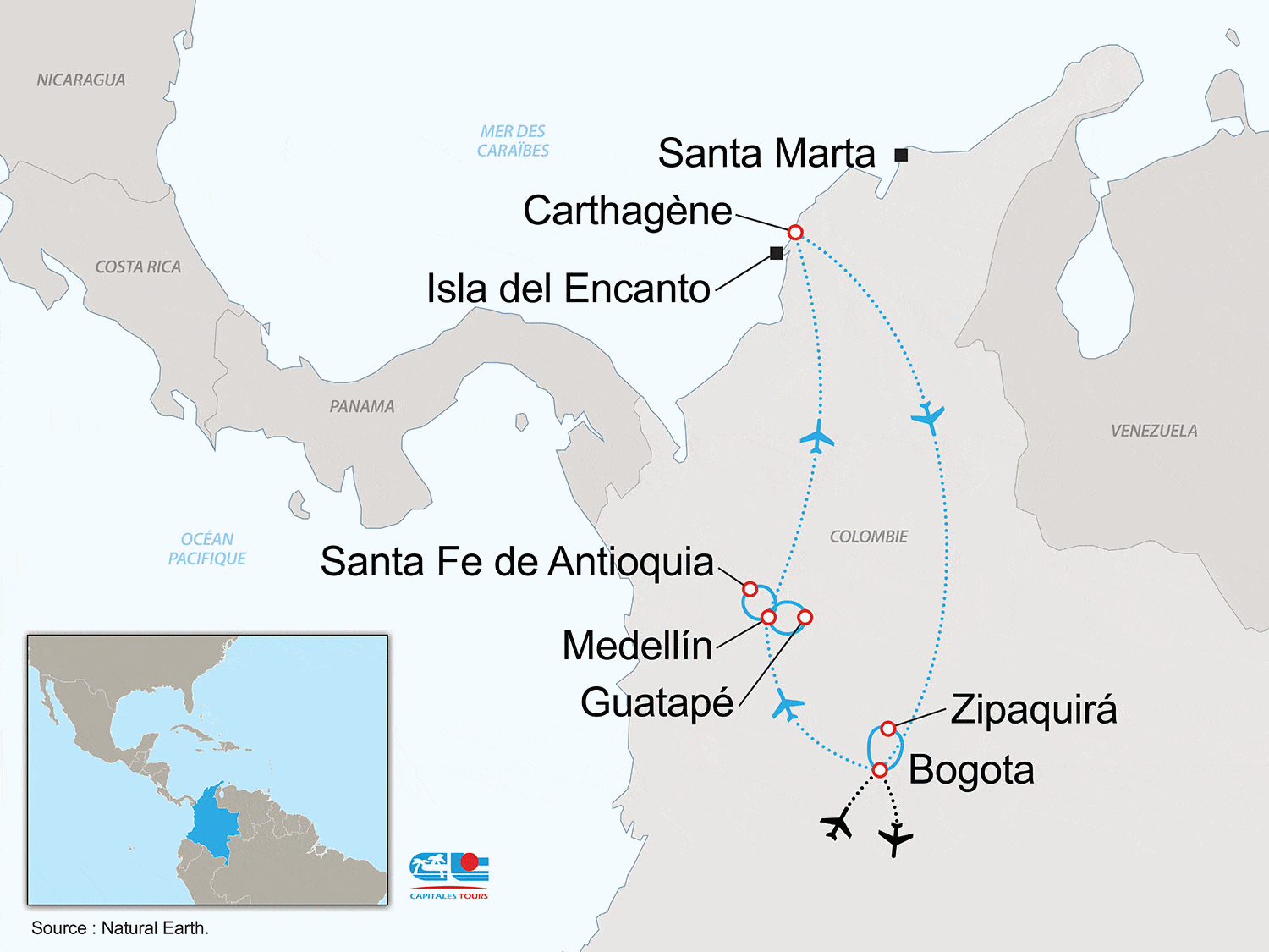 Circuit CHARMES DE COLOMBIE (Colombie)