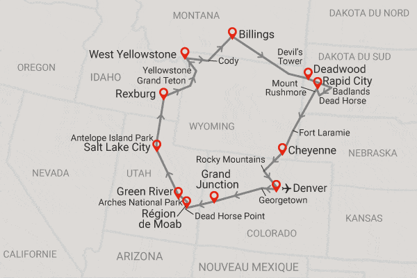 Truck americain : Transport : Colorado : Parcs nationaux de l'Ouest  américain 