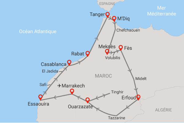 Circuit Grand Tour du Maroc (Maroc)