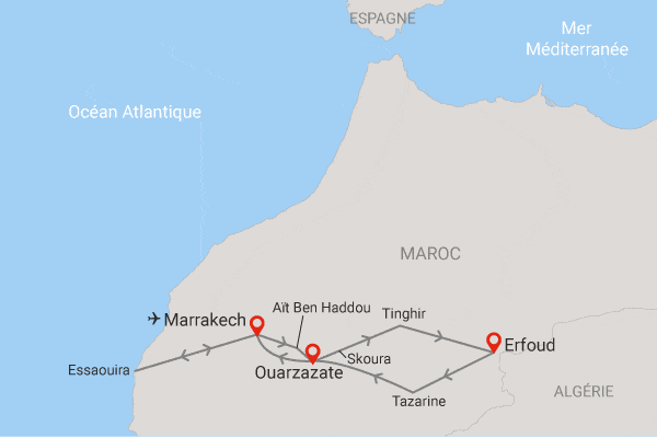 Où aller au Maroc ? - Etapes marocaines