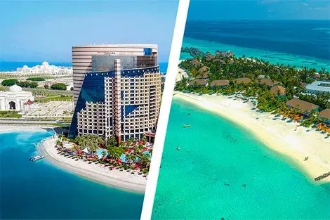 Abu Dhabi : Combiné hôtels Abu Dhabi, hôtel Khalidiya Palace Rayhaan by Rotana 5* et séjour Maldives Framissima Saii Lagoon