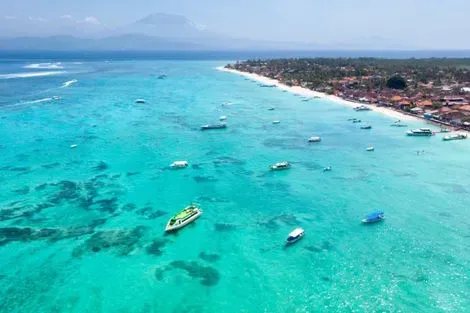 Bali : Combiné hôtels Des Rizières de l'île des Dieux aux eaux turquoise de Nusa Lembongan