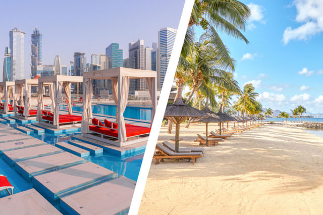 Dubai et les Emirats : Séjour 2 en 1 : Dubaï et Maurice, Canal Central Business Bay 5* et Framissima Premium InterContinental Mauritius Resort