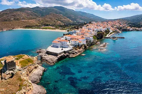 Grece : Combiné hôtels Combiné 2 îles : Andros - Tinos en 7 nuits