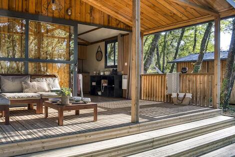 France : Camping Slow Village la Roque-sur-Cèze