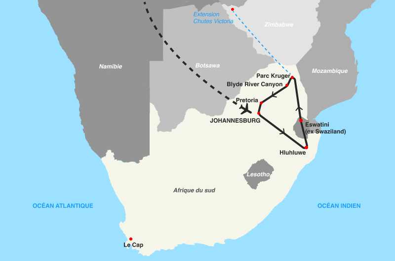 Circuit Immersion et Safari en Terre Sud-Africaine johannesbourg Afrique Du Sud