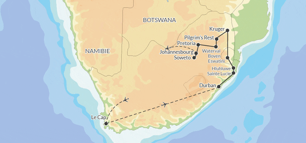 Circuit I love Afrique du Sud - Vols Air France johannesbourg Afrique Du Sud