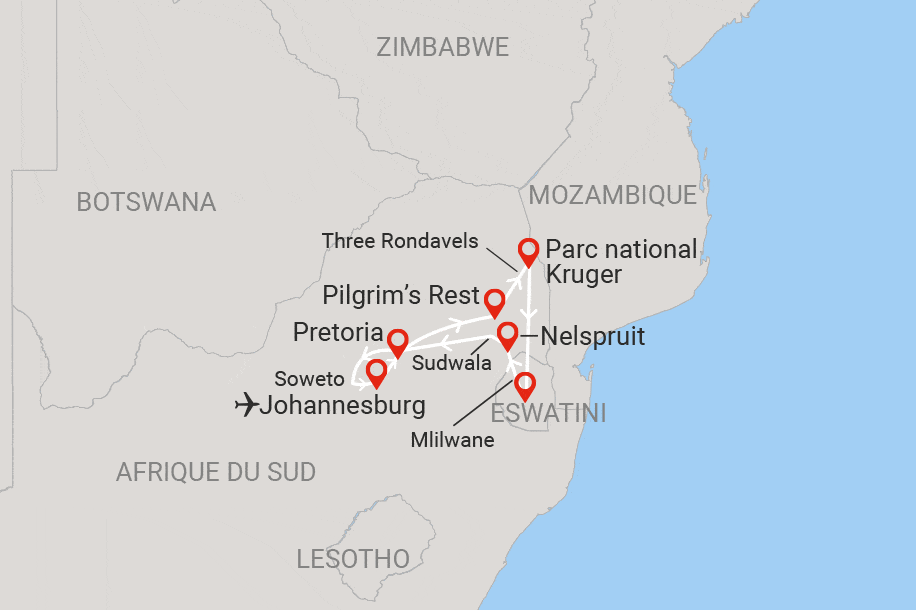 Circuit A la découverte de l'Afrique du Sud en privatif johannesbourg Afrique Du Sud