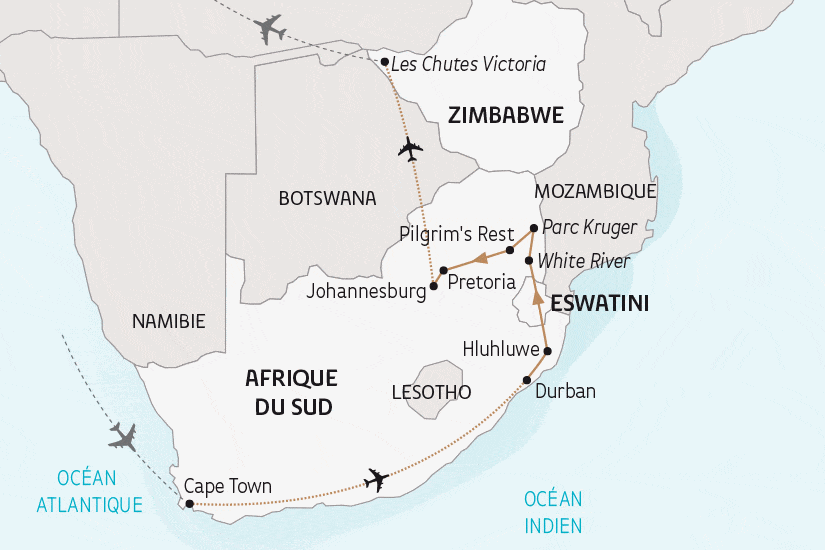 Circuit Afrique Australe, du Cap et Hermanus aux chutes Victoria le_cap Afrique Du Sud