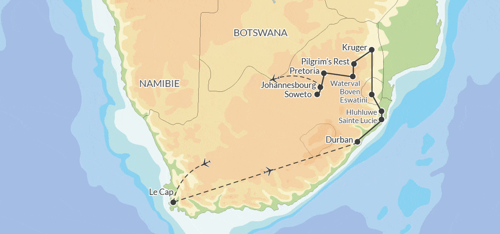 Circuit I love Afrique du Sud 2024 le_cap Afrique Du Sud
