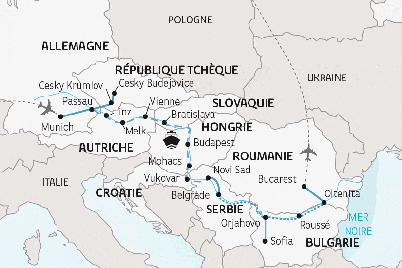 Croisière Le Danube, 9 pays au fil de l'eau munich Allemagne