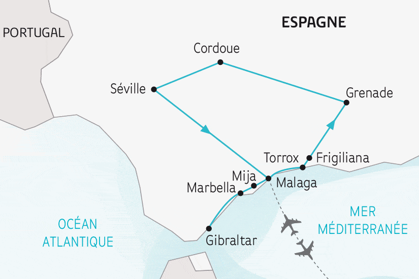 Circuit Les incontournables de l'Andalousie malaga Andalousie