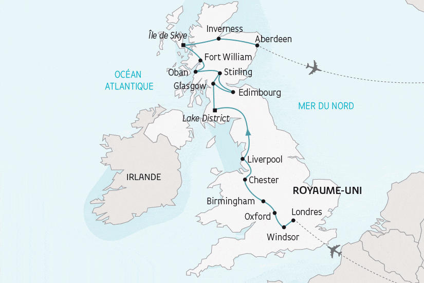 Circuit L'Angleterre et l'Écosse londres Angleterre