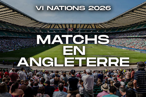 Hôtel - 3* + Billet au match - Equipe d'Angleterre de Rugby londres Angleterre