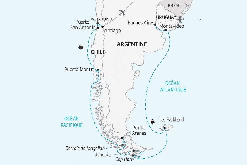 Croisière Entre Patagonie et Terre de Feu (de Buenos Aires à Santiago) buenos_aires Argentine