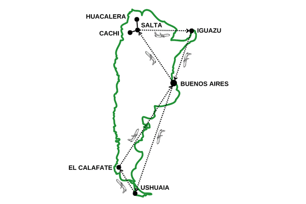 Circuit Aventure Argentine : de la Terre de Feu aux Chutes d'Iguaçu buenos_aires Argentine