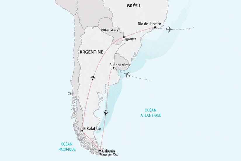 Circuit L'Argentine et le Brésil, d'Ushuaia à Rio de Janeiro (petit groupe 2-16 pers.) buenos_aires Argentine