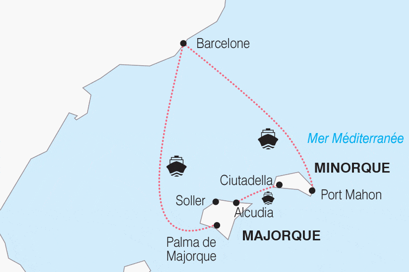 Circuit Les Îles de Minorque et Majorque - Départ Sud minorque Baleares