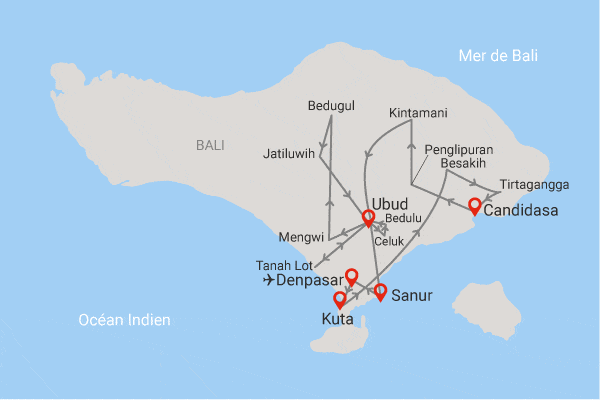 Circuit Balade à Bali denpasar Bali