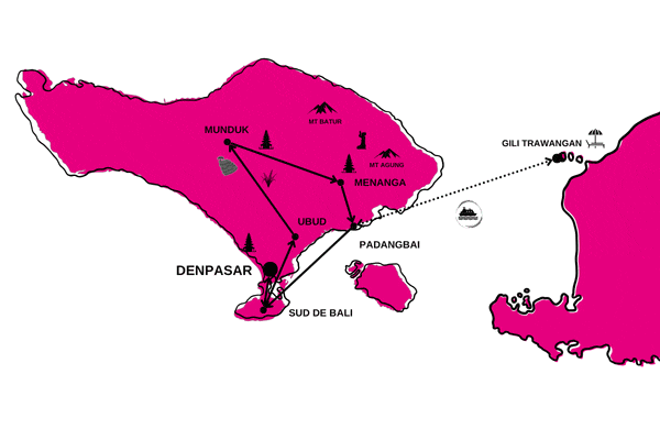 Circuit Essence de Bali denpasar Bali