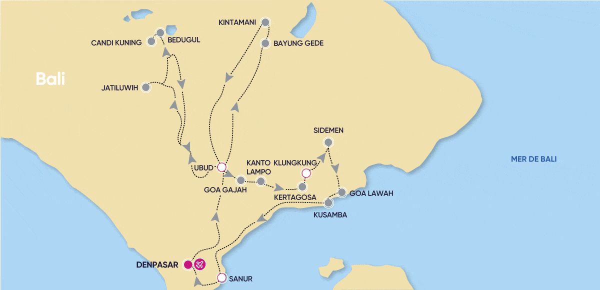 Circuit Irrésistible Bali 3/4* 13 jours - 10 nuits denpasar Bali