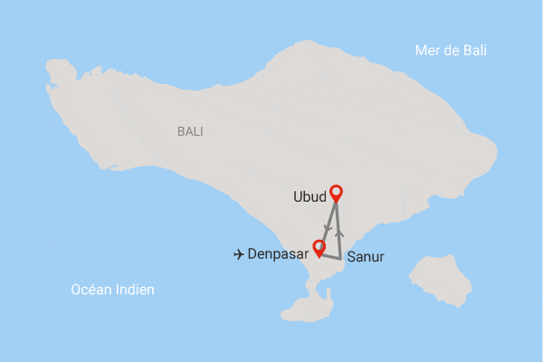 Combiné hôtels Entre Ubud et Plage de Sanur (Tjampuhan et Prime Plaza Sanur) denpasar Bali