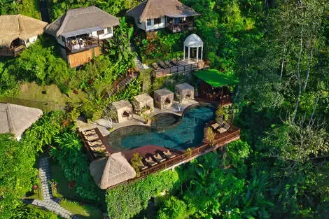 Bali : Hôtel Nandini Jungle by Hanging Gardens