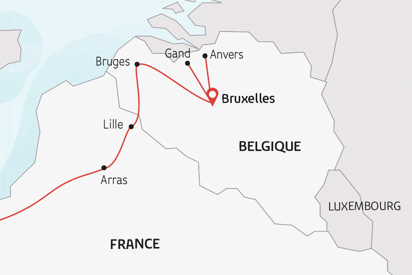Circuit Les plus beaux Marchés de Noël de Belgique bruxelles_ou_charleroi Belgique