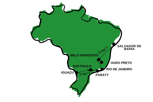 Circuit Baianas et Cariocas, Trésors du Brésil foz_do_iguacu Bresil