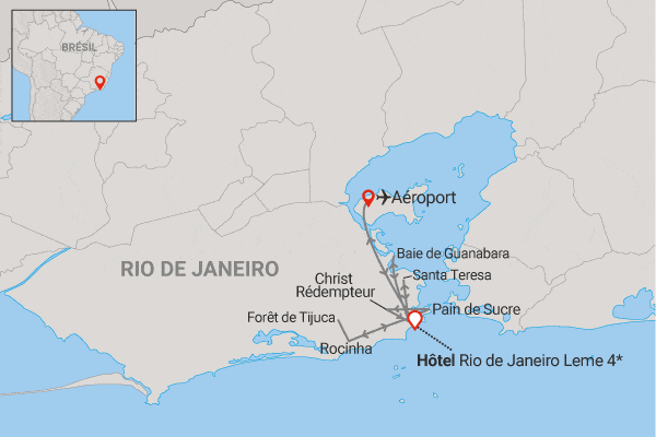 Circuit Rio sous tous les angles au Novotel Rio Leme rio Bresil