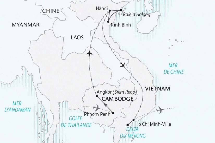 Circuit Le Cambodge et le Vietnam, de Phnom Penh à Saigon phnom_penh Cambodge