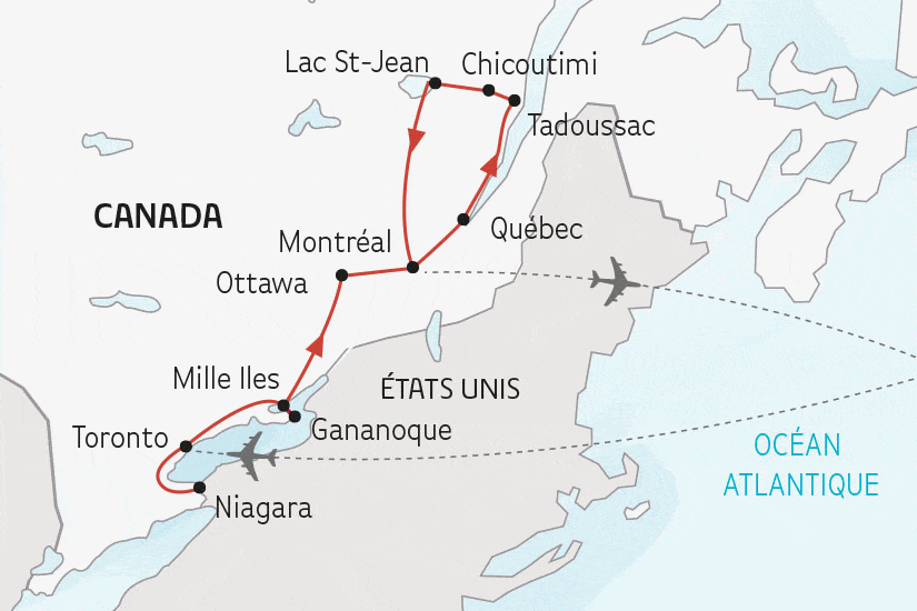 Circuit L'Essentiel du Canada toronto Canada