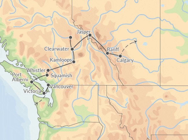 Autotour Du Pacifique aux Rocheuses - Standard vancouver Canada