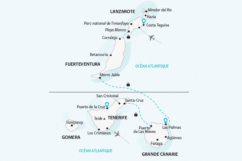 Circuit Le Grand Tour des Canaries, d'île en île lanzarote Canaries