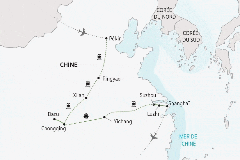 Circuit La Chine au fil de l'eau et de l'Histoire, croisière sur le Yangtsé pekin Chine