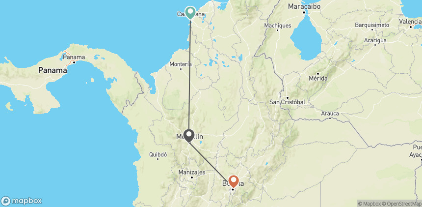 Circuit Légendes colombiennes : montagnes, café et cités coloniales bogota Colombie