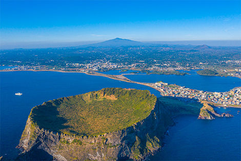 Cône Volcanique Seongsan Ilchulbong, Jeju