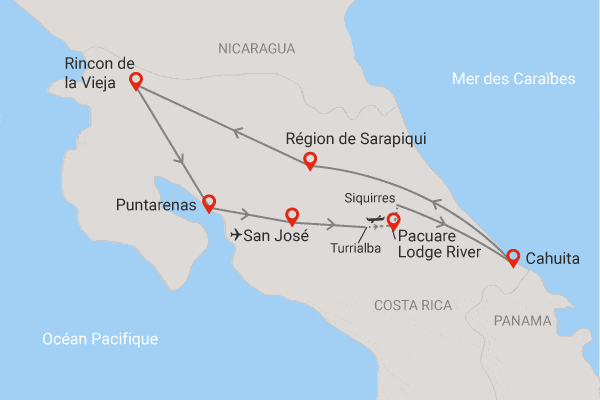 Circuit Aventures aux pays des Ticos + extension au Fiesta Resort san_jose Costa Rica