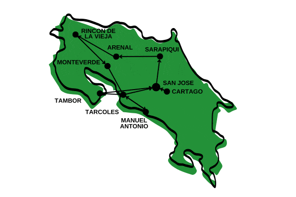 Circuit Costa Rica : Au Coeur des Volcans et des Plages du Pacifique san_jose Costa Rica