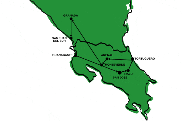 Circuit Safari au Pays de l'Or Noir et au Nicaragua san_jose Costa Rica