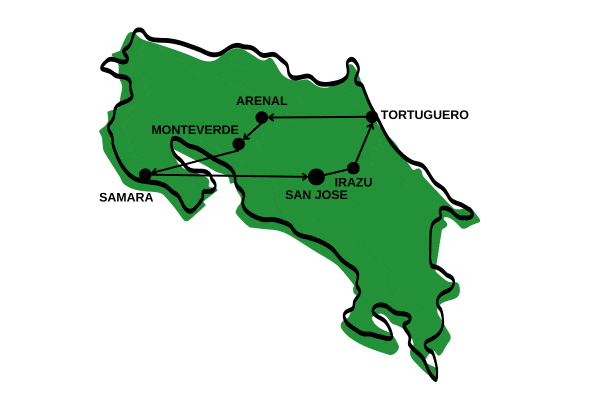 Circuit Safari au Pays de l'Or Noir et plage de Samara san_jose Costa Rica