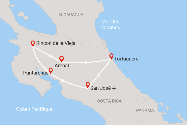 Circuit Beautés du Costa Rica et extension Puntarenas san_jose Costa Rica