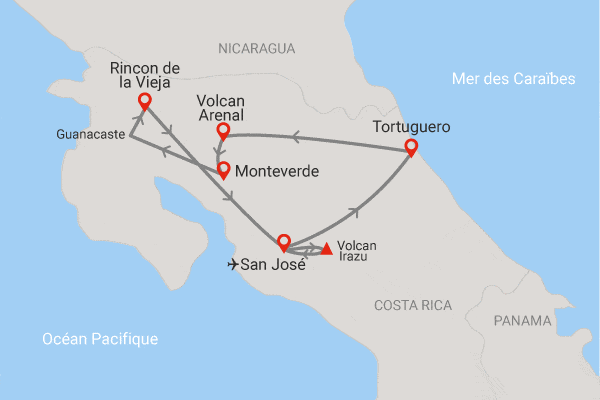 Circuit Jungles et forêts avec Rincon de la Vieja (maximum 14 participants) san_jose Costa Rica