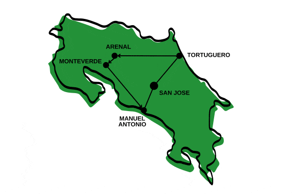 Circuit Le Costa Rica en Liberté, entre Faune Sauvage et Mangroves san_jose Costa Rica