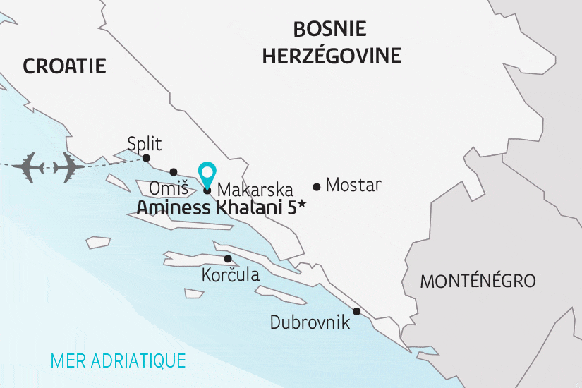Circuit Petit groupe - La Croatie, séjour découverte sur la côte Dalmate split Croatie