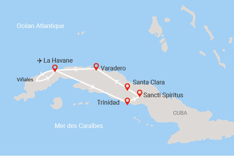 Carte itinéraire