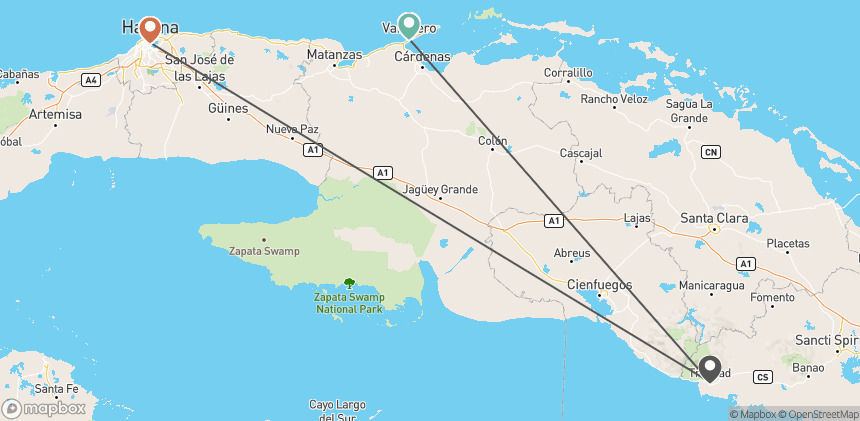 Combiné hôtels L'essence de Cuba : Trinidad authentique et Varadero secrète la_havane Cuba