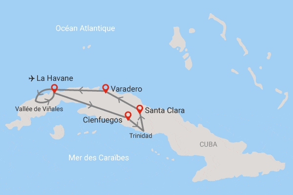 Combiné circuit et hôtel Perle des Caraïbes en privatif et extension au Framissima Sol Palmeras la_havane Cuba