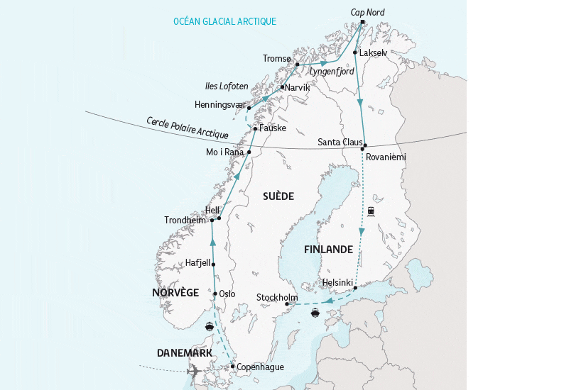 Circuit L'Odyssée Scandinave copenhague Danemark