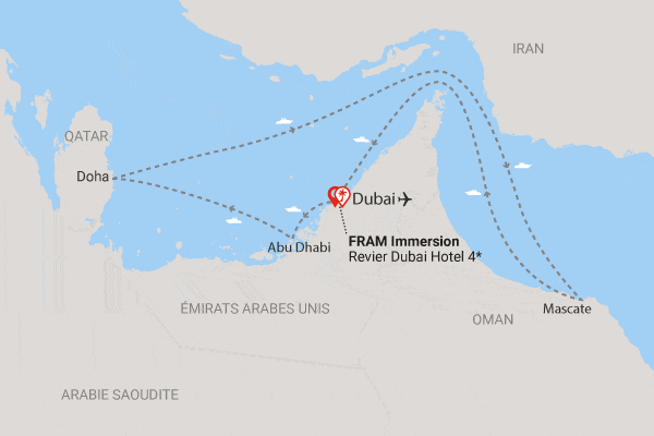 Combiné croisière et hôtel Fram Immersion Revier Dubaï Hotel et croisière sur le Costa Toscana dubai Dubai et les Emirats